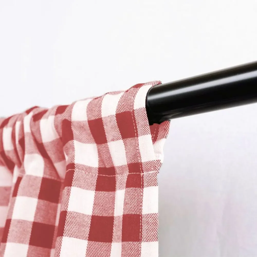 Woven Trends Designer Home Modern Kitchen Curtain Panels, 24L x 29W Inches